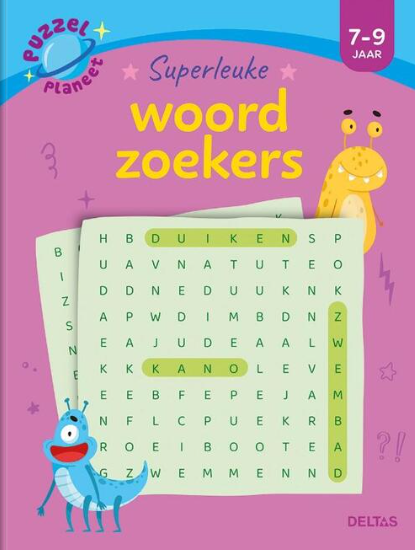 Deltas-Puzzel planeet- Superleuke Woordzoekers- 9-11Jaar