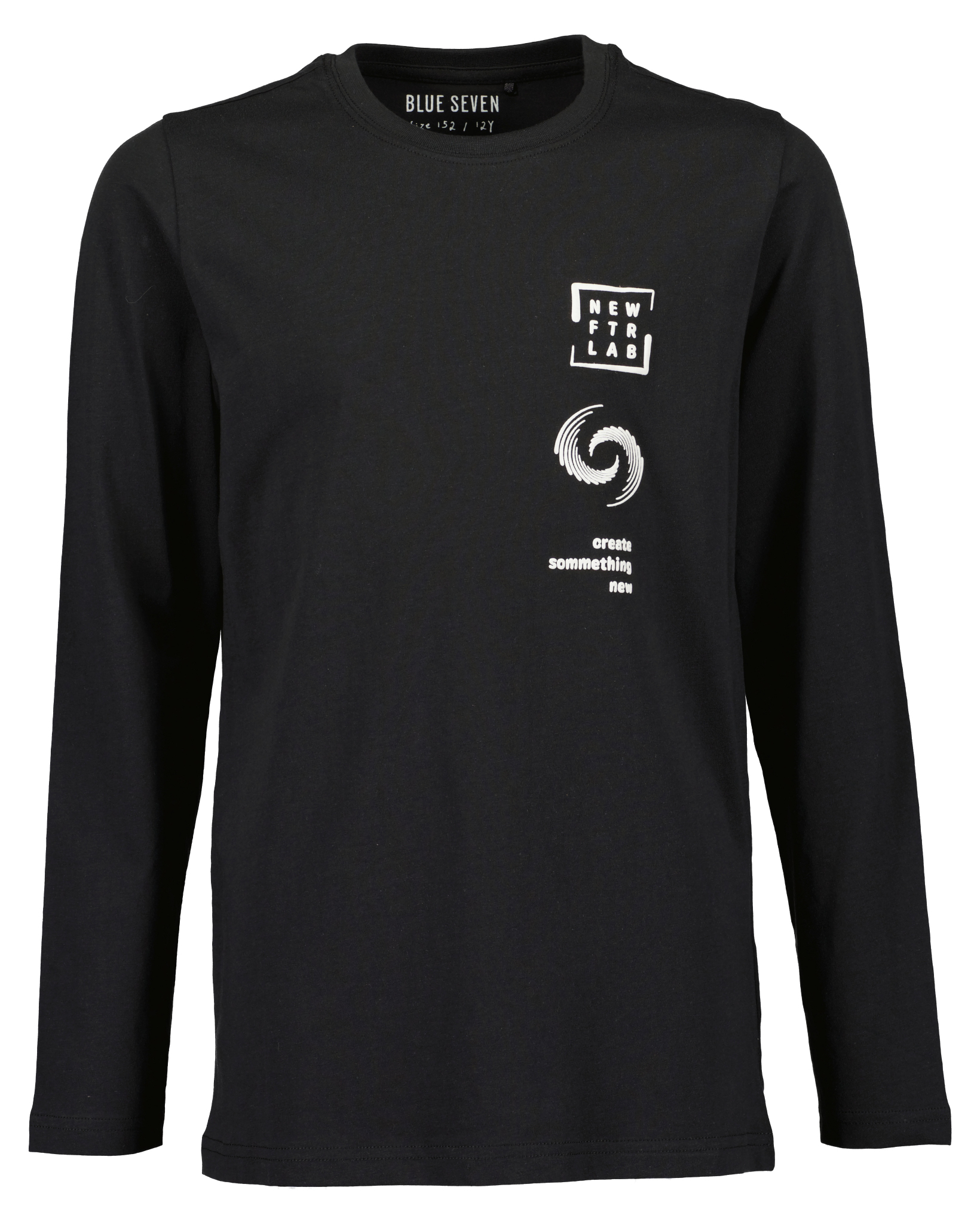 Blue Seven -Jongens T-Shirt-Zwart