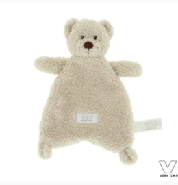 VIB-Knuffeldoekje met Berenhoofd Teddy- Soft Sand