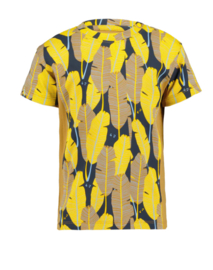 4President-Jongens T-shirt Koa-Palm trees AOP-bruin