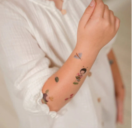 Little Dutch - Plaktattoos - Rosa & Friends