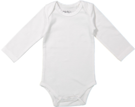 Dirkje-Baby romper lange mouw- Wit