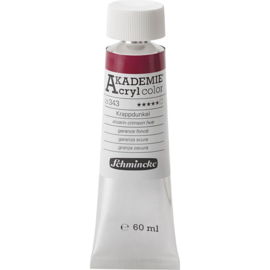 Acryl color-alizarin crimson hue (343), transparent, extr. fade resistant, 60ml-Schmincke AKADEMIE