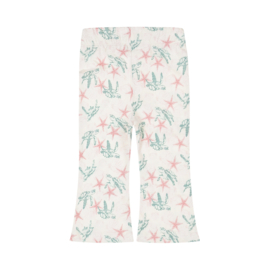 Dirkje-Meisjes Leggings, flared- Off White