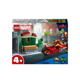 LEGO-Super Heroes Iron man met motor en de hulk-76287