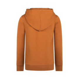 Koko Noko-Jongens Sweater met capuchon-Bruin