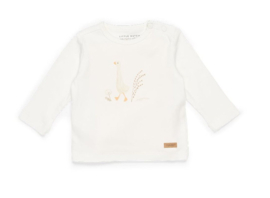 Little Dutch-T-Shirt Long Sleeves Little Gooses-White