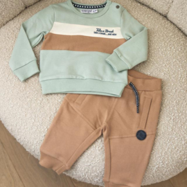 Dirkje-Jongens 2delig babypakje-Groen