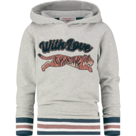 Vingino-Meisjes Hoody  Nirle- 910- Grijs