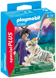 Playmobil Special Plus Aziatische vechter met tijger- 70382-Multi Color