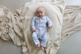 Klein Baby-1 pce babypakje zonder voetjes-Blauw