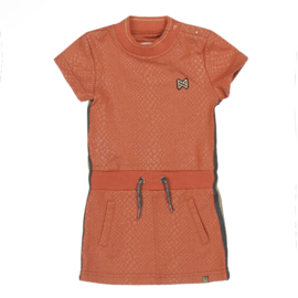 Koko Noko-Girls Dress ss -Rusty brown