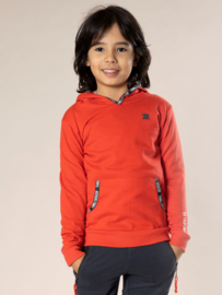 DJ Dutch Jeans-Boys Sweater ls with hood-Red