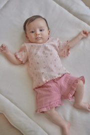 Little Dutch -T-shirt korte mouw roze Fairy Flowers