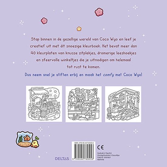 Deltas- Cozy Corner Cute & Comfy kleurboek
