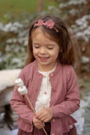 Little Dutch-Meisjes blouse lange mouw-Off white