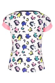 B.Nosy-Baby girls shirt with contrast print sleeves-AO sprinkle