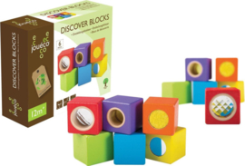 Joueco- Ontdekkingsblokken 6 stuks-Multicolor