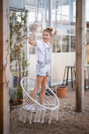 Dutch Dream Denim-Meisjes Dungarees-PIKA-hyper strech-Blauw