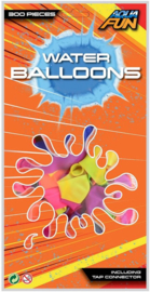 Waterballonnen Aqua Fun JohnToy 300 stuks in zak- Meerdere kleuren