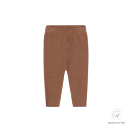 Dirkje-Baby trousers organic cotton-Bruin