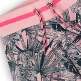 Girls  Jogging shorts Dutch Jeans-Light pink + navy aop