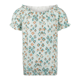 No Way Monday-Meisjes Blouse ss-Licht aqua