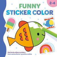 Deltas- Funny Sticker Color 2-4 jaar