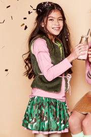 Juliette-Girls Skirt- Multi Color