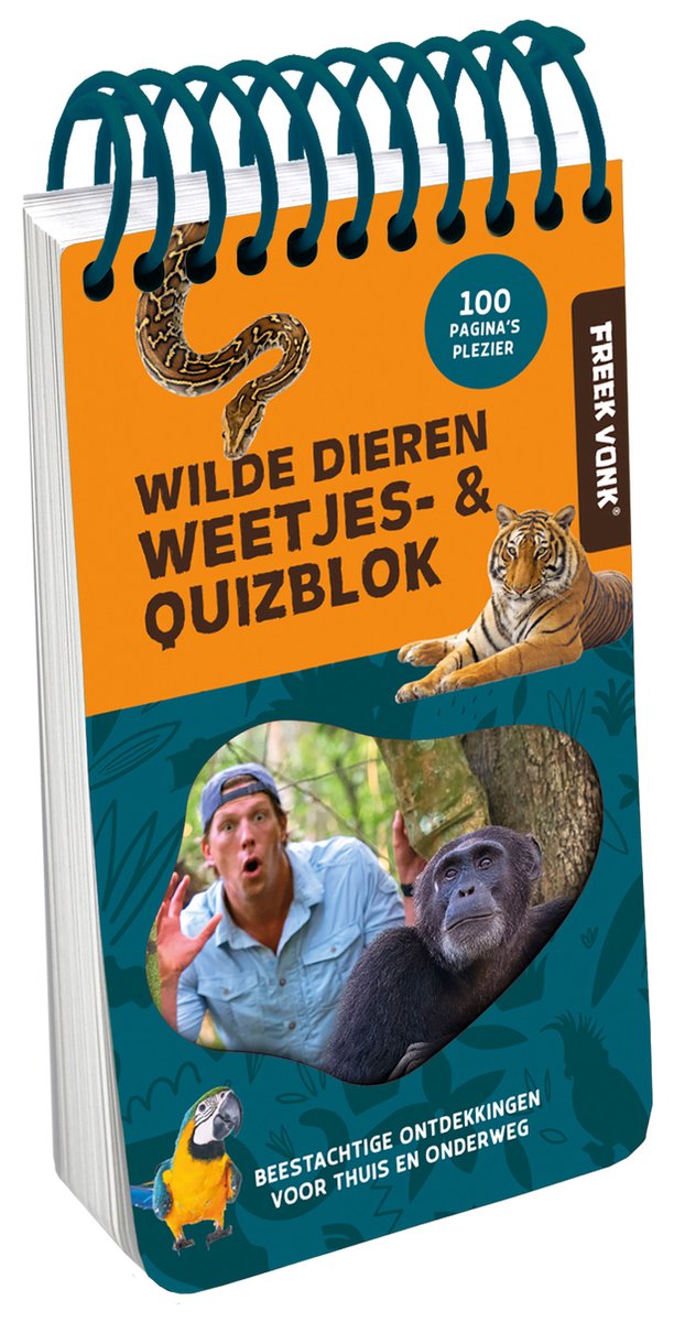 Image Books-Freek Vonk weetjes en quizblok-wilde dieren