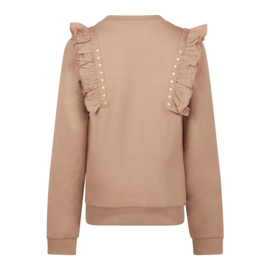 No Way Monday-Meisjes Sweater ls-Bruin
