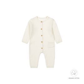 Dirkje-babypakje 1pce organic cotton-Gebroken wit