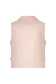 Moodstreet-Meisjes  VALERY roze denim gilet-Roze blos