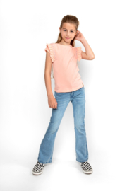 No Way Monday-Meisjes T-shirt ss-Roze