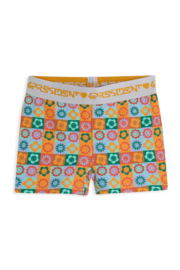 4President-Meisjes broek Nava-Smile Check Aop