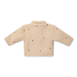 Little Dutch-Meisjes teddy vest-Zand