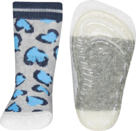 Ewers-Antislip sokken Luipaard-Grijs