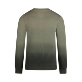 Koko Noko-Jongens Sweater met een ronde hals-faded groen