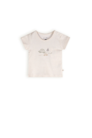 Petite Maison-  Kai T-shirt s/sl met borstprint-AOP Stripe