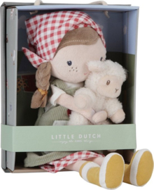 Little Dutch - Knuffelpop Boerin Rosa - 35 cm-Green