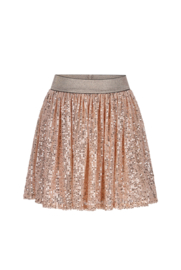Moodstreet-Meisjes RORI sequined skirt-Red Copper
