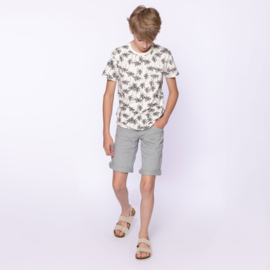 No Way Monday-Jongens  T-shirt ss-Wit