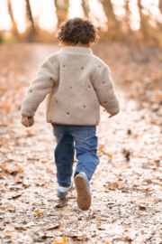 Little Dutch -Jongens Teddy vest-Taupe