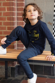 DJ Dutch Jeans-Boys Jogging trousers with zipper pockets-Navy