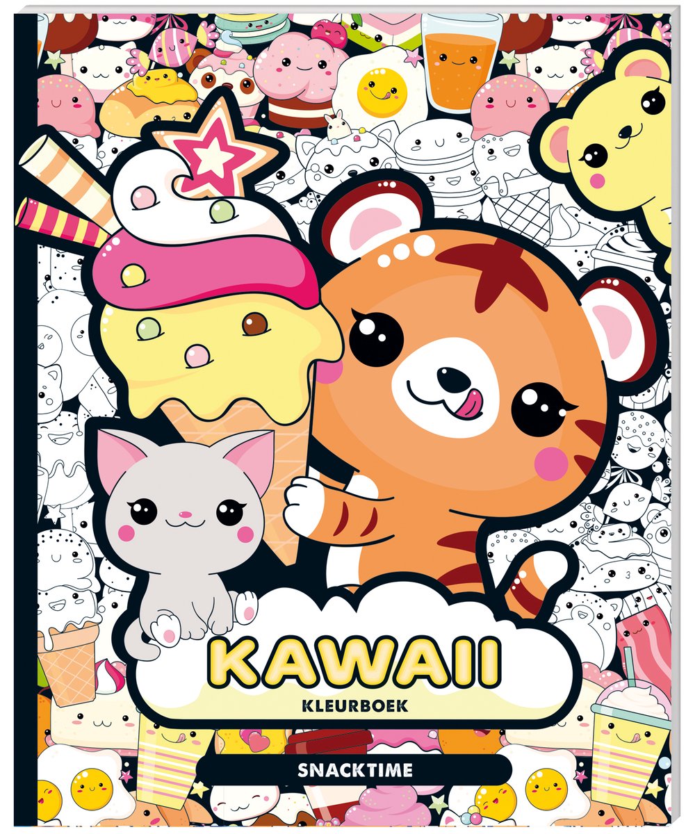 Interstat-Kawaii kleurboek-Snacktime