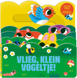 Image Books-Schuifboekje vlieg, klein vogeltje!-groen