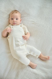 Petite Maison- Silas dubbel jersey tuinbroekje-AOP Stripe