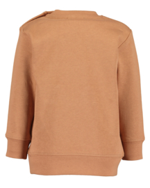 Blue Seven-Mini jongens sweatshirt-Copper-Bruin