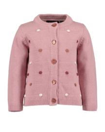 Blue Seven-Mini gebreid meisjes vest-Roze