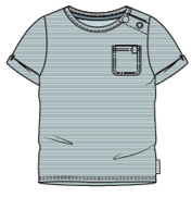 Little Dutch -T-shirt korte mouw blauw Baby Blue